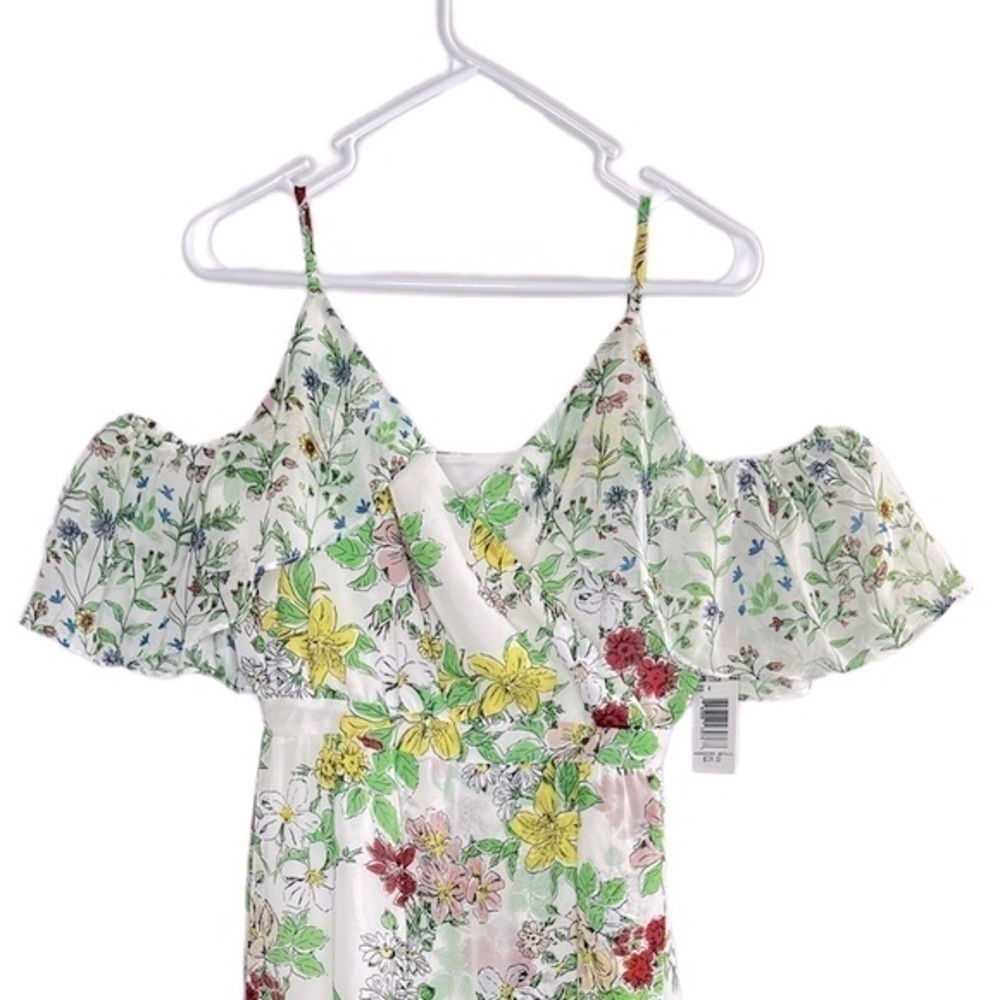 Nanette Lepore Women's Floral Cold Shoulder Dress - Picture 3 of 16